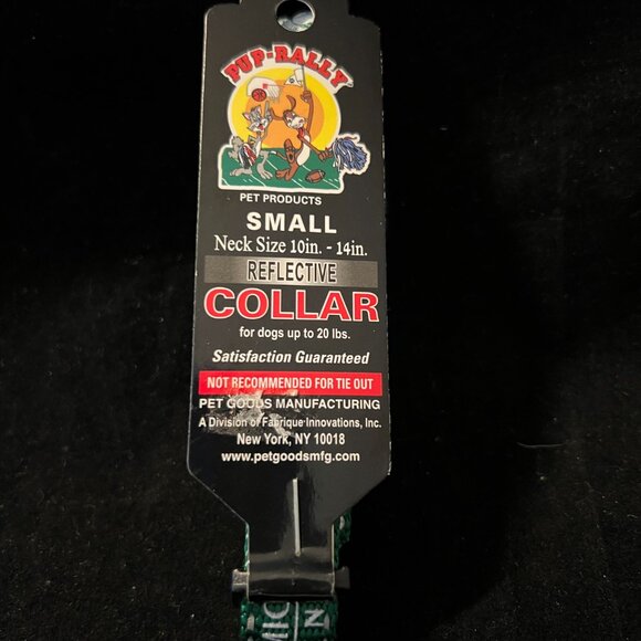 Pup Rally Michigan State Spartans Reflective Collar NWT Various Sizes - Picture 2 of 3